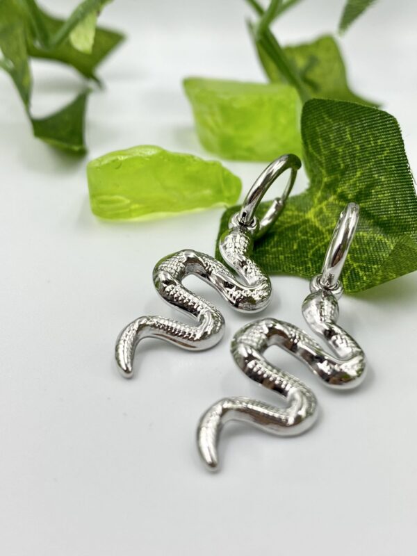 Classy Snake Earrings - Image 4