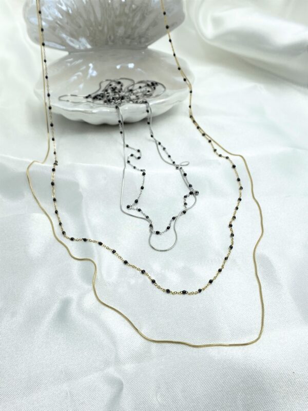 Double Long Rozario Necklace