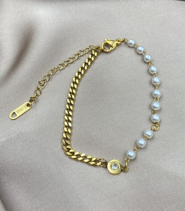 Half Pearl Bracelet - Image 3