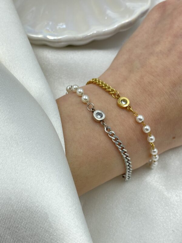 Half Pearl Bracelet - Image 4