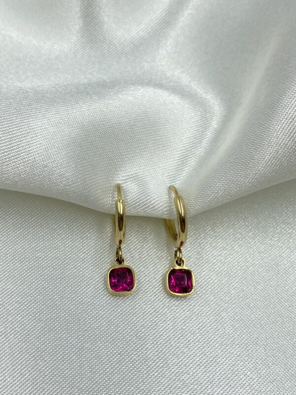 Pink Splash Earrings