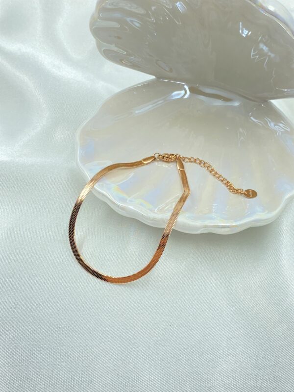 Snake Chain Anklet 4mm - Image 4