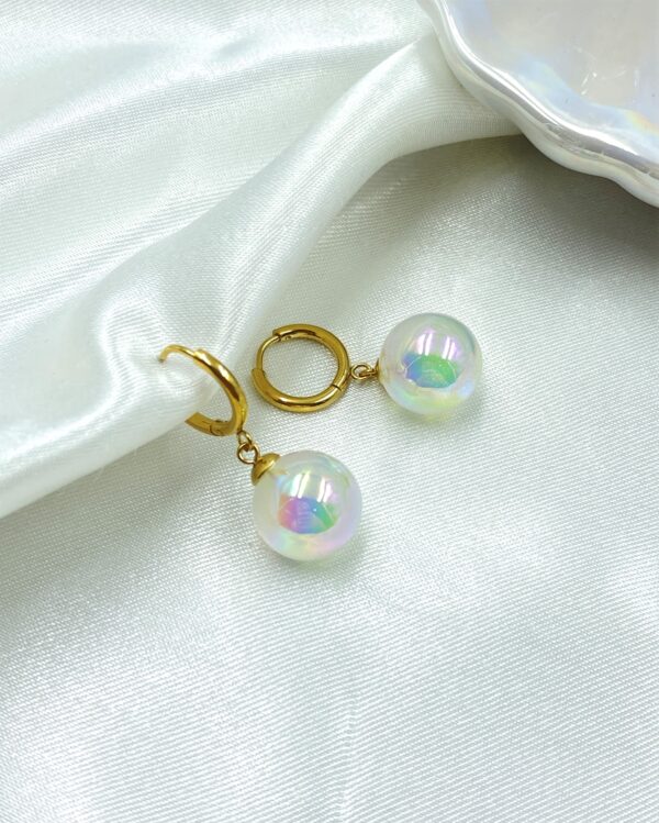 Magic Bubble Gold Earrings - Image 6