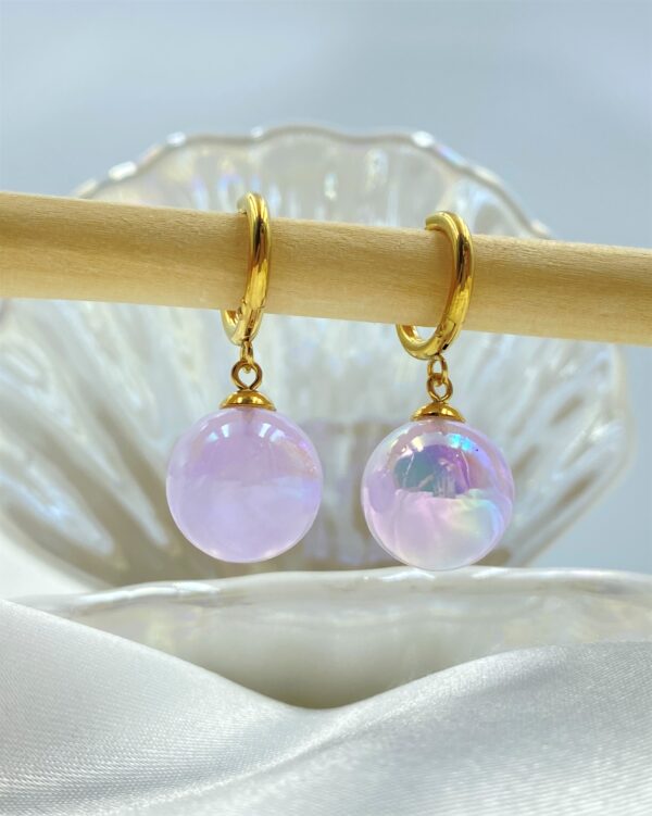 Magic Bubble Gold Earrings - Image 3