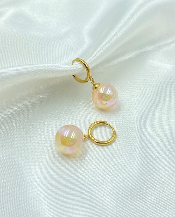 Magic Bubble Gold Earrings - Image 5