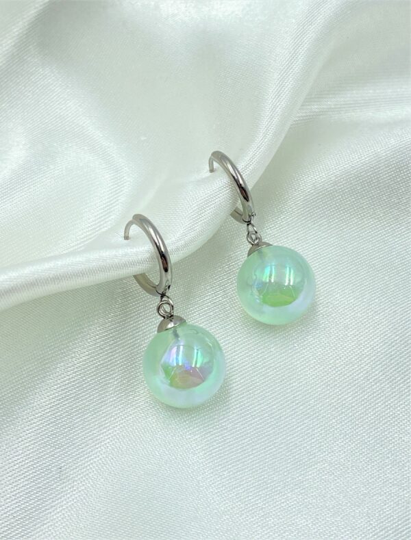 Magic Bubble Silver Earrings - Image 6