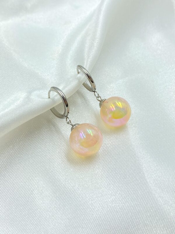 Magic Bubble Silver Earrings - Image 4