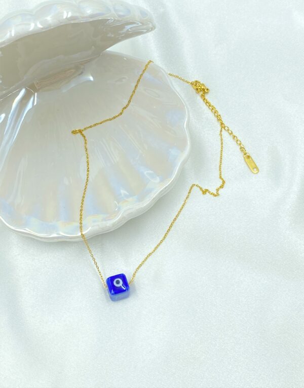 Tropical Eye Gold Necklace - Image 2