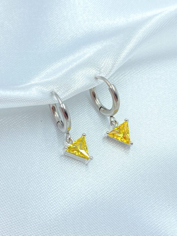 Little Triangle Earrings - Image 2