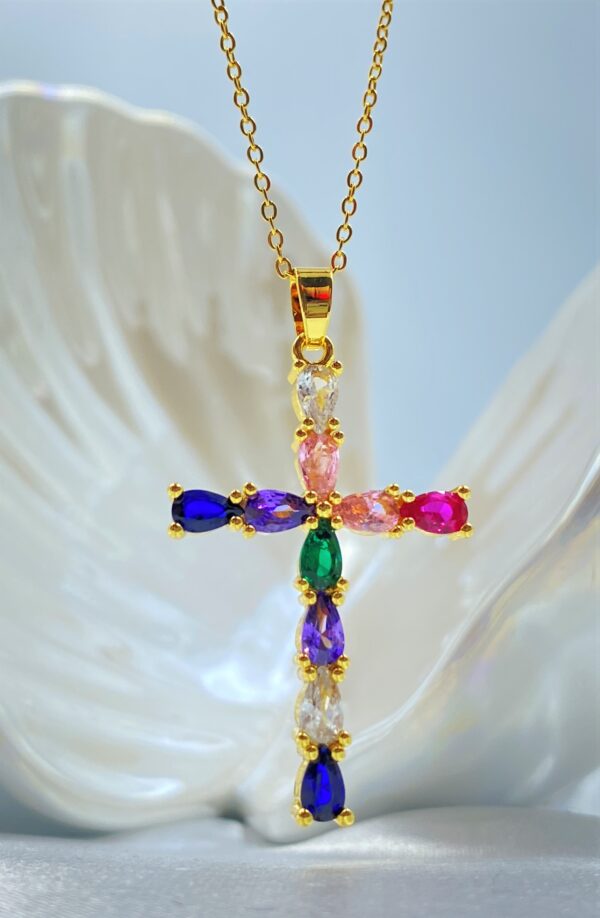 Prom Cross Necklace - Image 4