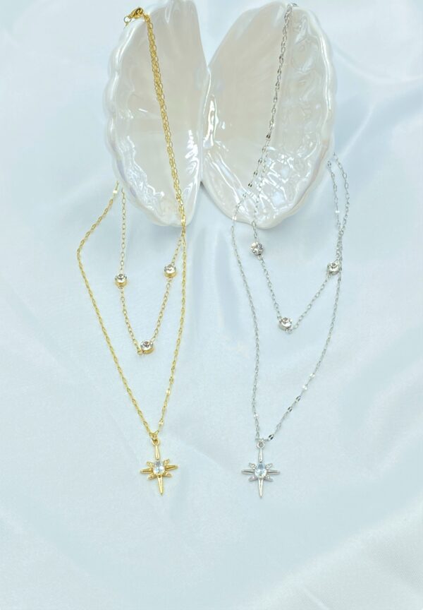 Polestar Double Necklace