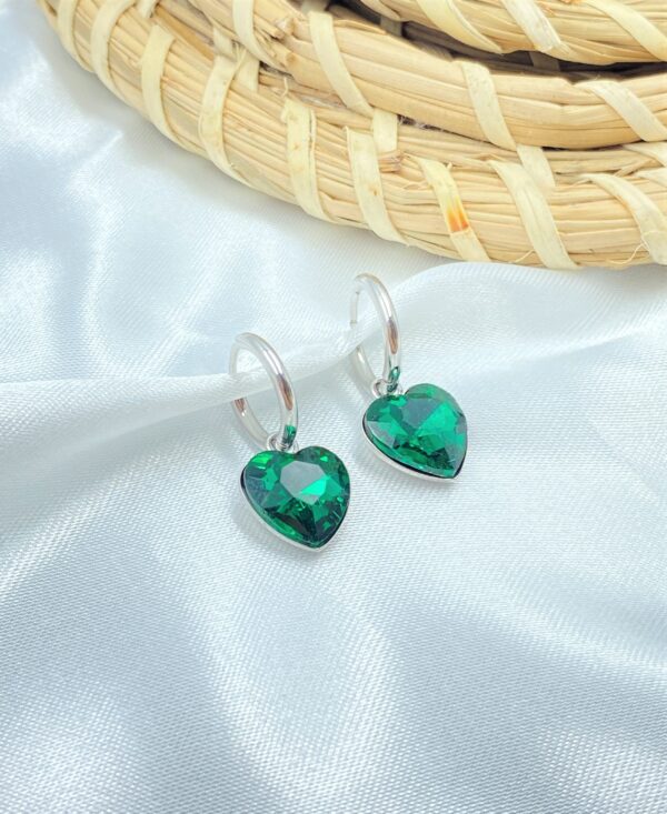 Vivid Heart Earrings - Image 2