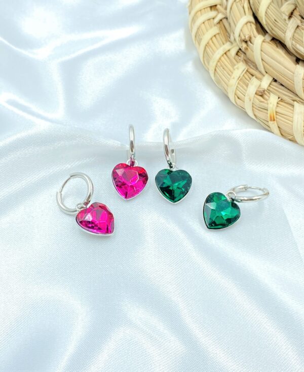 Vivid Heart Earrings