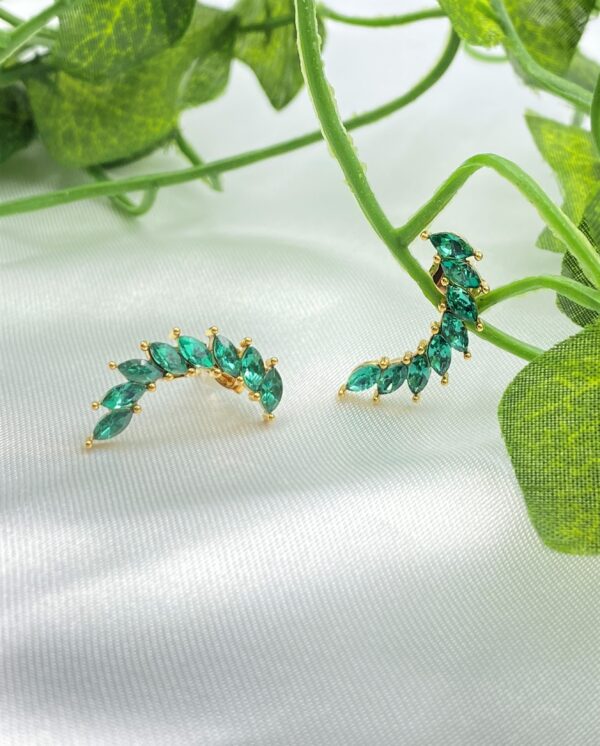 Green Wings Earrings - Image 2