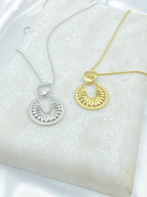 Long Circled Necklace - Image 2