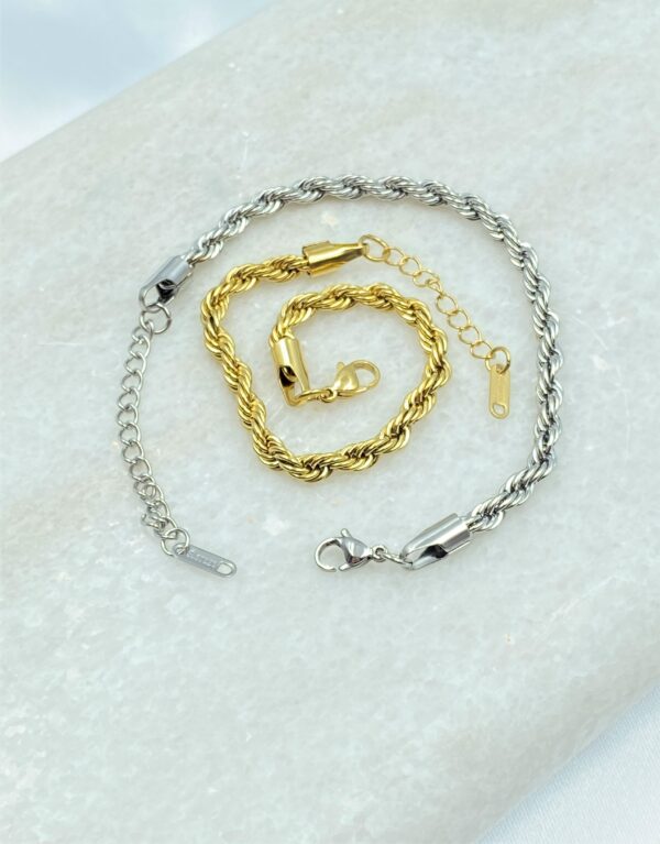 Twisted Chain Bracelet 5mm