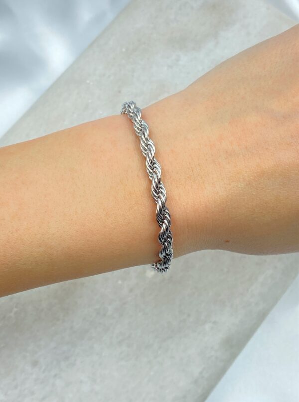 Twisted Chain Bracelet 5mm - Image 4