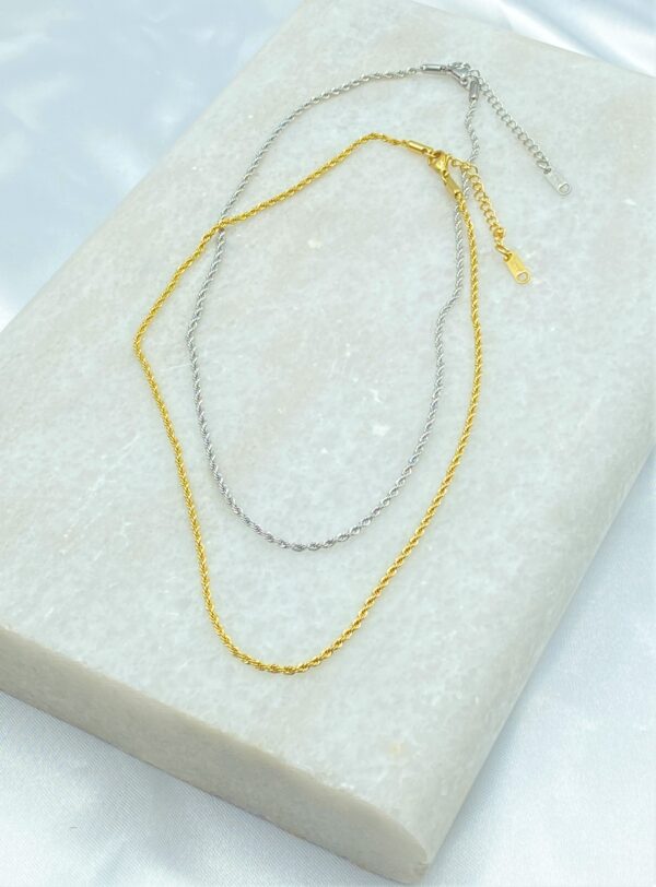 Twisted Chain Necklace 2mm