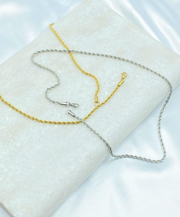 Twisted Chain Necklace 3mm