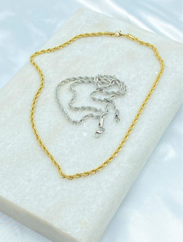 Twisted Chain Necklace 4mm