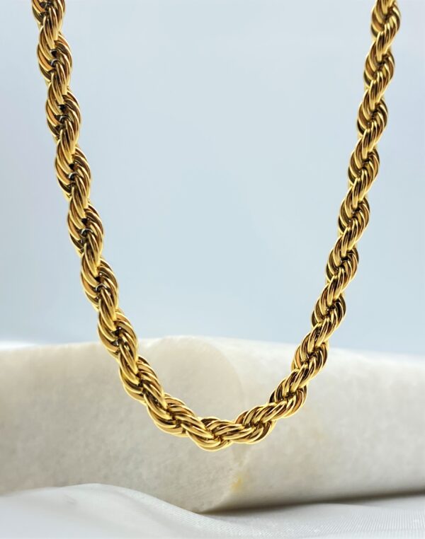 Twisted Chain Necklace 5mm - Image 3