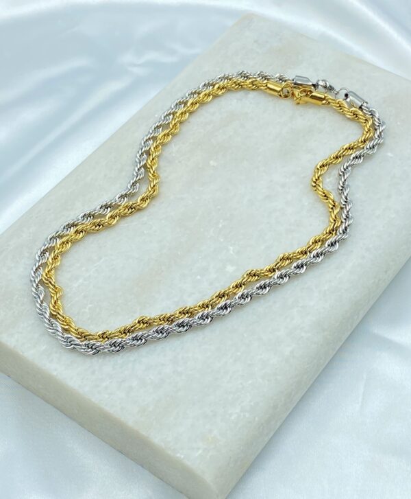 Twisted Chain Necklace 6mm