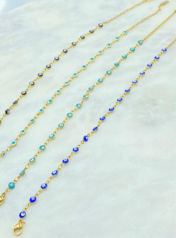 Gold Eye Gang Anklet