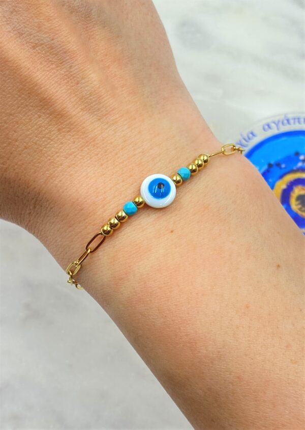 Navy Eye Bracelet - Image 3