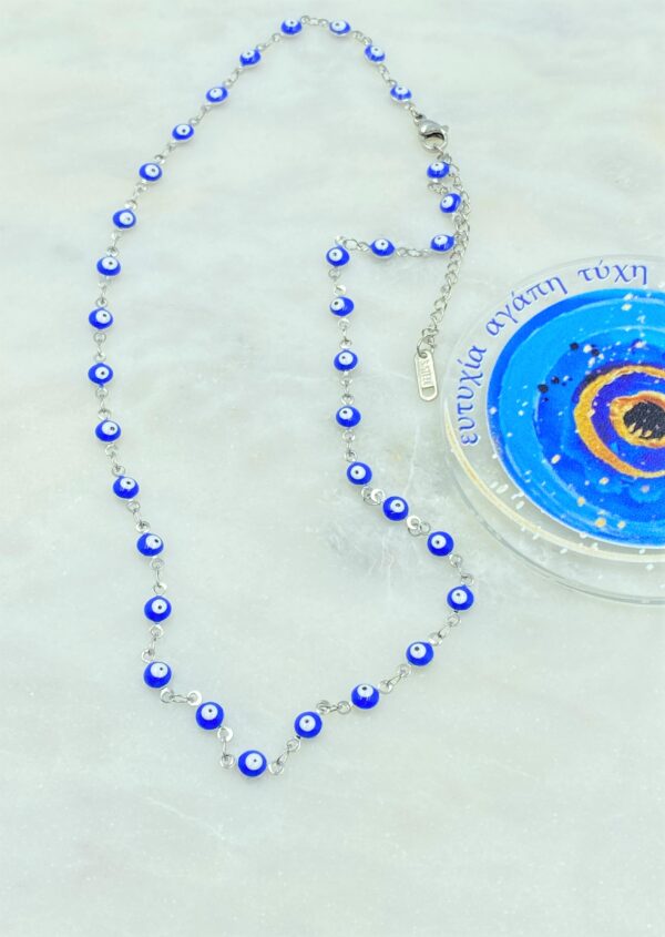 Silver Eye Gang Necklace - Image 4