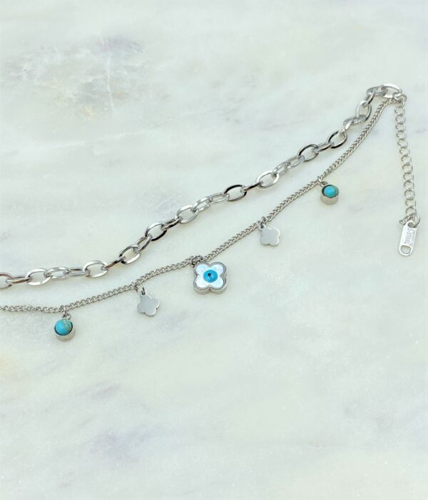 Baby Blues Double Bracelet - Image 2