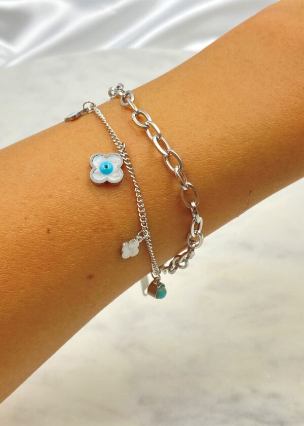 Baby Blues Double Bracelet - Image 3