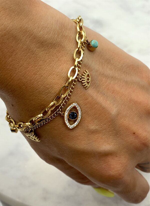 Eye Catching Double Bracelet - Image 3