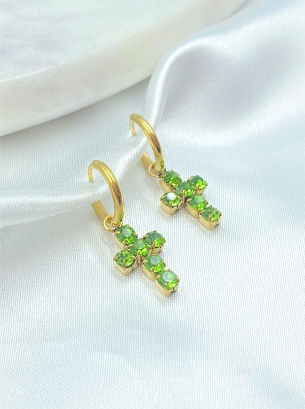 Jungle Cross Earrings - Image 4