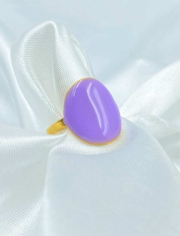 Gold Marshmallow Ring - Image 6